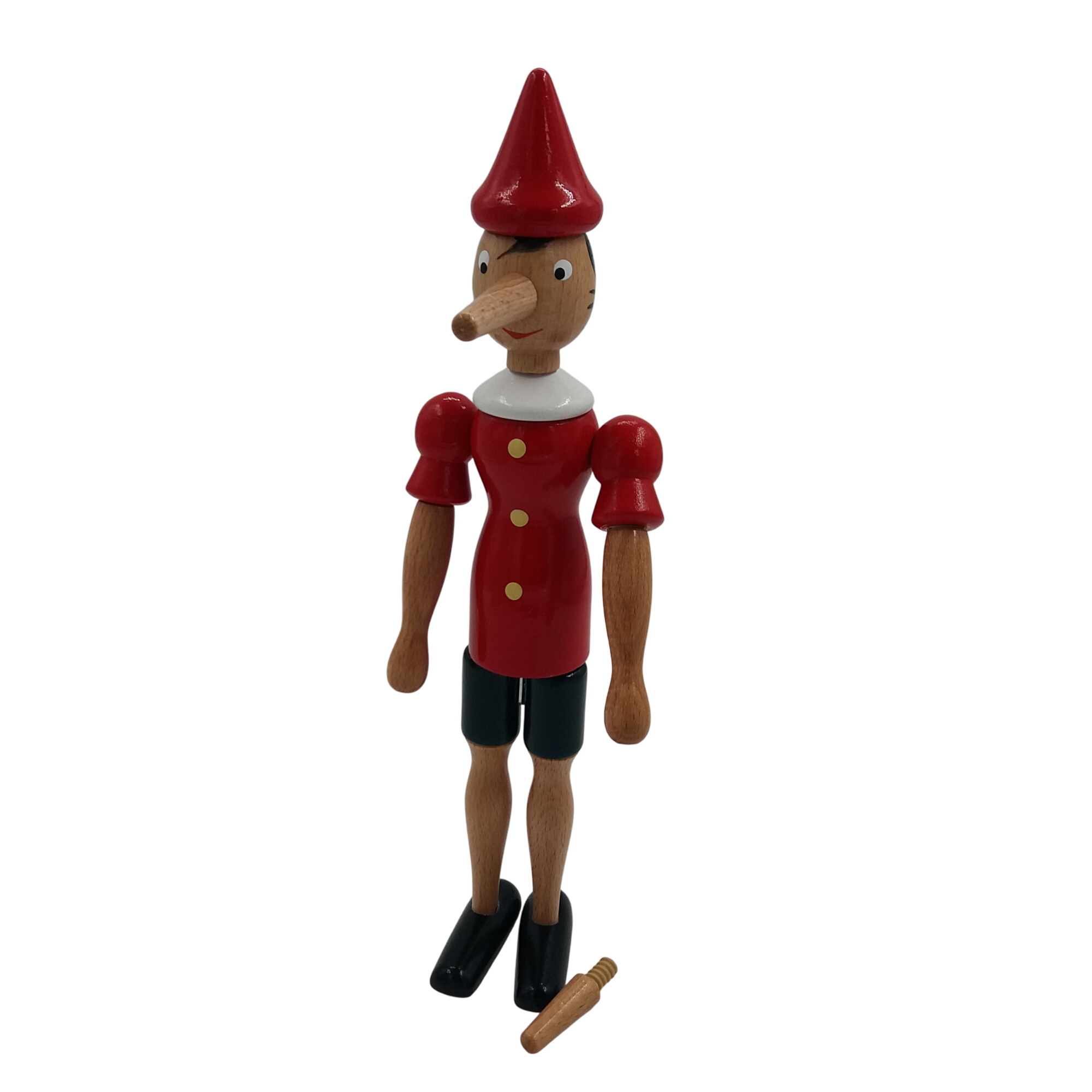 Acheter Pinocchio en bois peint. Articulé. 32 cm. Très bon état - 19,00 € Pinocchio en bois peint. Articulé. 32 cm. Très bon état - reconditionné disponible sur Label Emmaüs